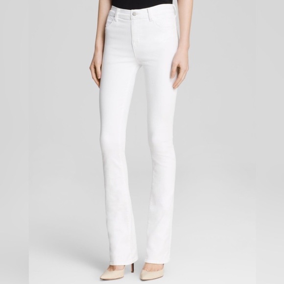 J Brand Denim - J Brand Hi-Rise REMY slim boot off-white jeans